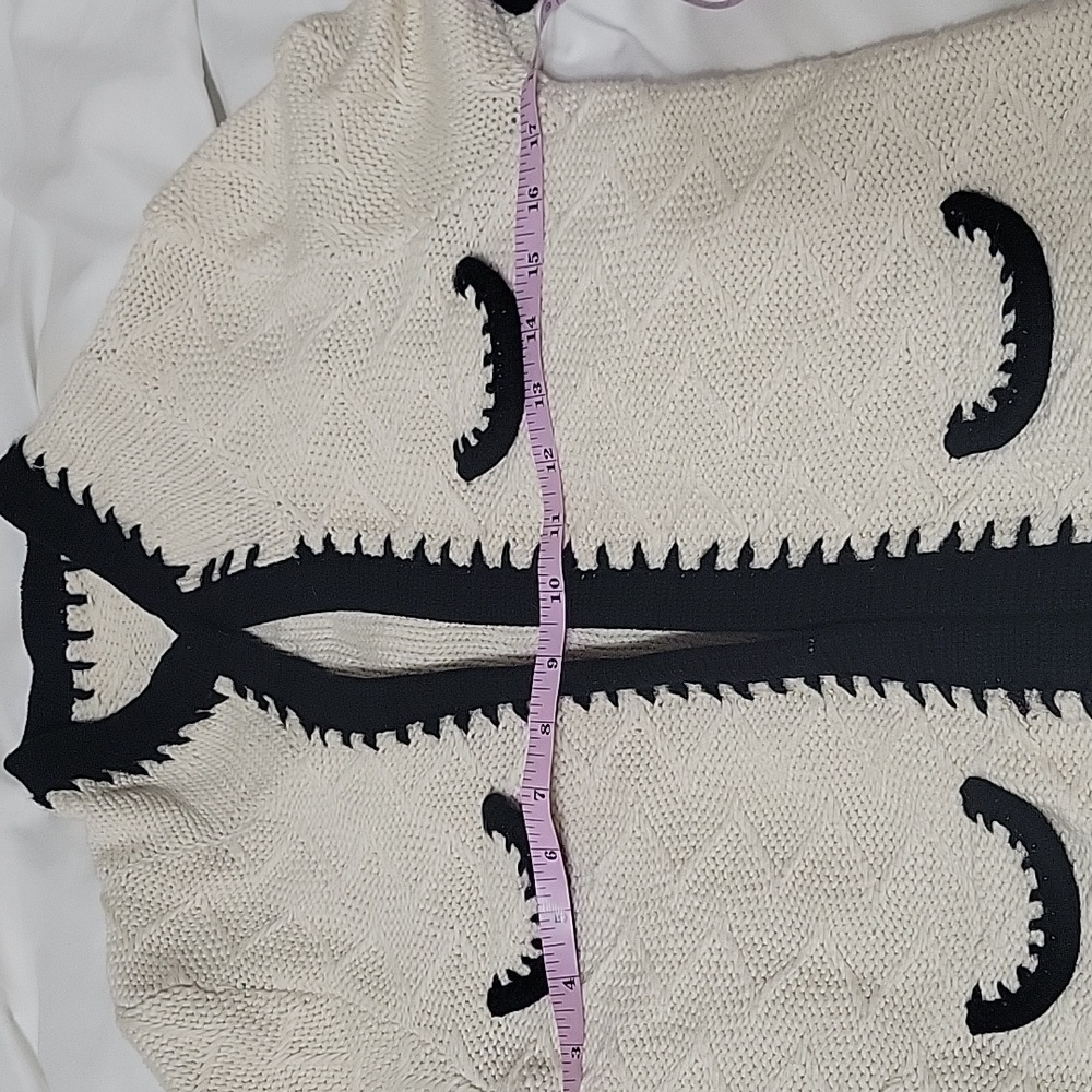 Cabi 297 M Cream "Socialite" Knit Open Front Cardigan Sweater jacket - Picture 12 of 14